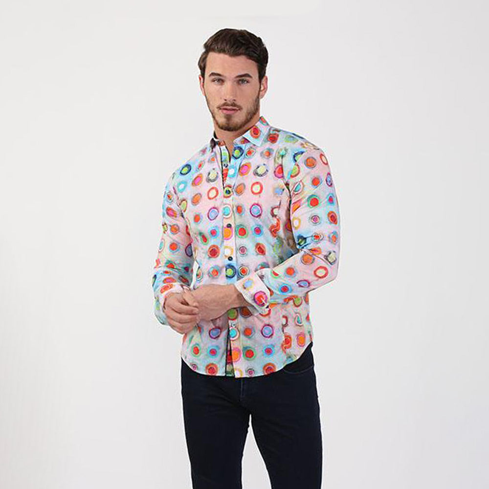 Eight-X | Designer Dress Shirts | Modern Colorful Print Shirt MULTI / S Eight-X | Designer Dress Shirts | Modern Colorful Print Shirt MULTI / S