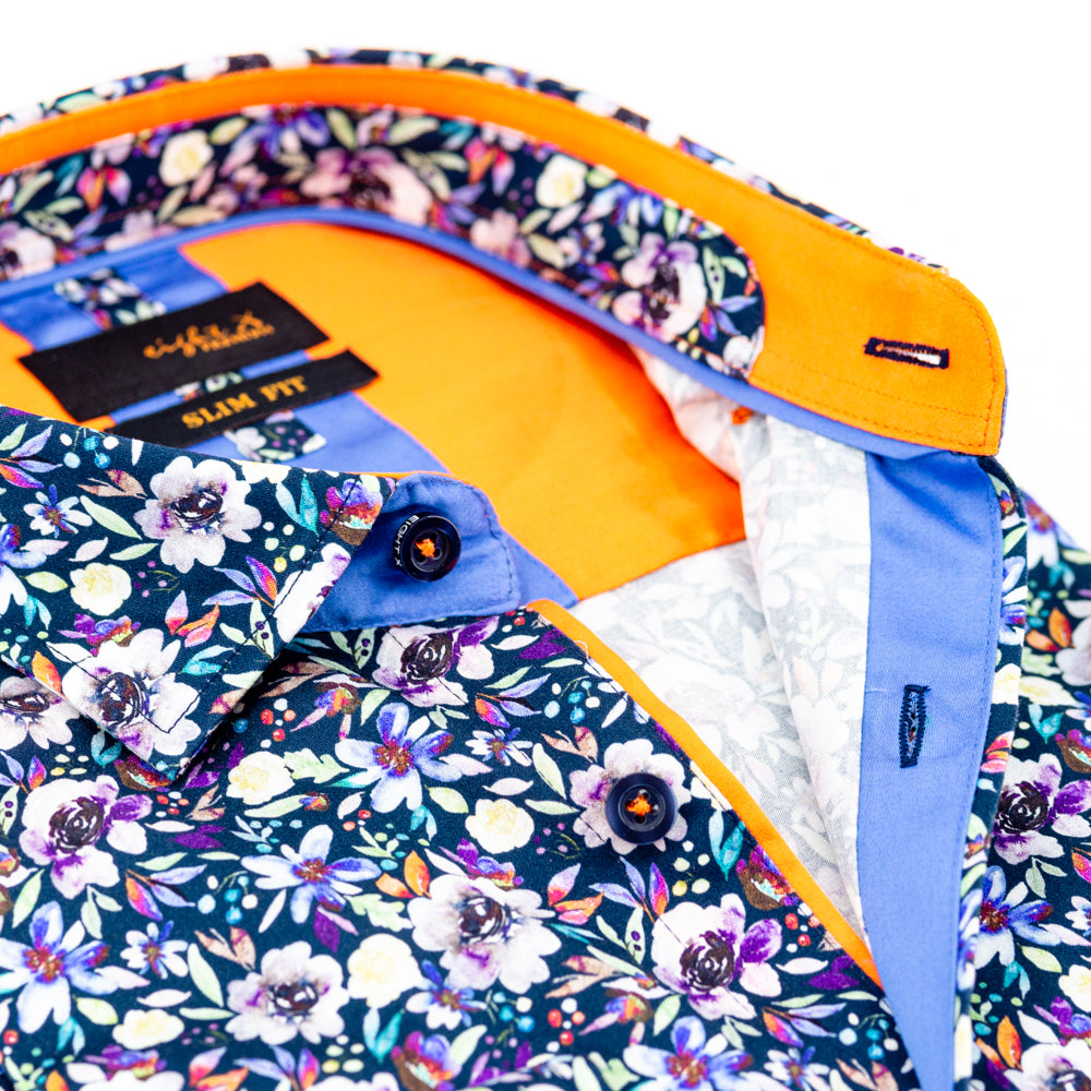 Morning in San Juan Button Down Shirt Long Sleeve Button Down EightX   
