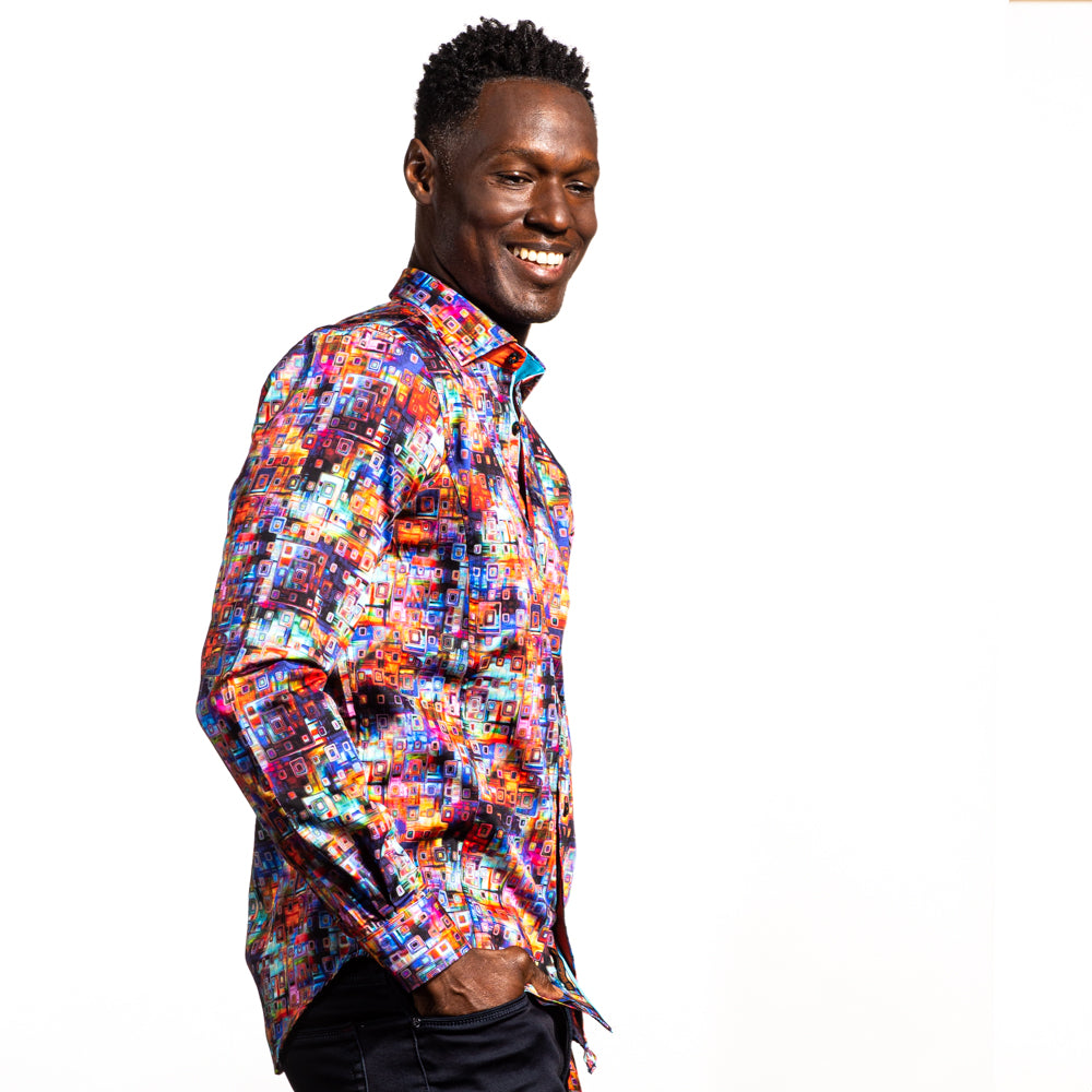 Portals Within Button Down Shirt Long Sleeve Button Down EightX   