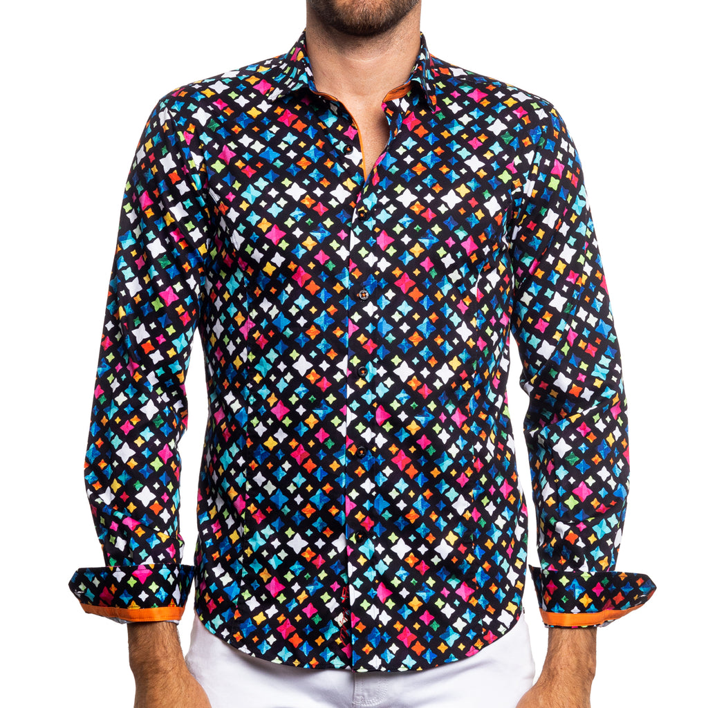 Seeing Stars PM Edition Button Down Shirt Long Sleeve Button Down Eight-X MULTI S 