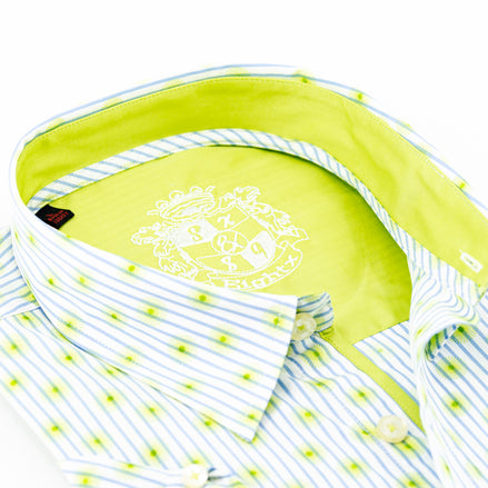 Green Short Sleeve Shirt Short Sleeve Button Down EightX   