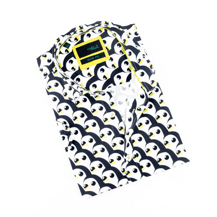 Penguins Short Sleeve Shirt Shirts Eight-X