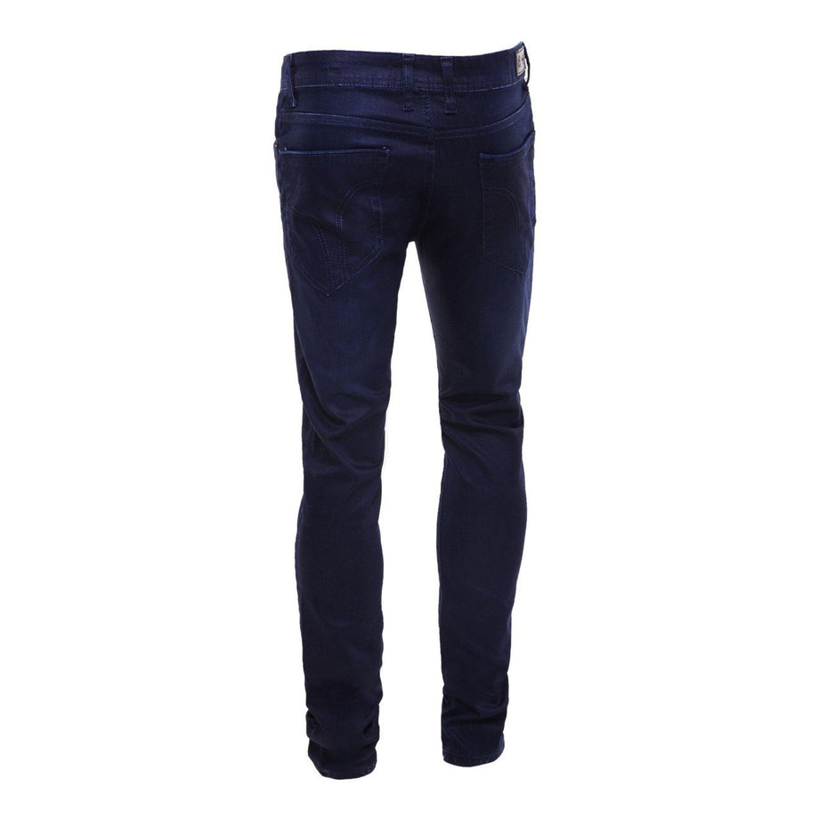 Eight-X | Designer Menswear | Dark Blue Slim Fit Jeans