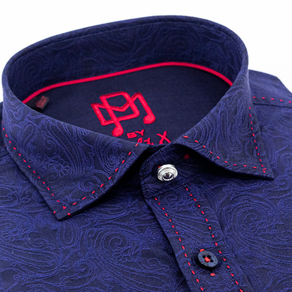 Osiris Jacquard Numbered PM Edition Button Down Shirt Long Sleeve Button Down EightX   
