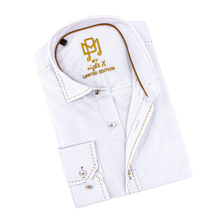 Ra Jacquard Numbered PM Edition Button Down Shirt Shirts EightX