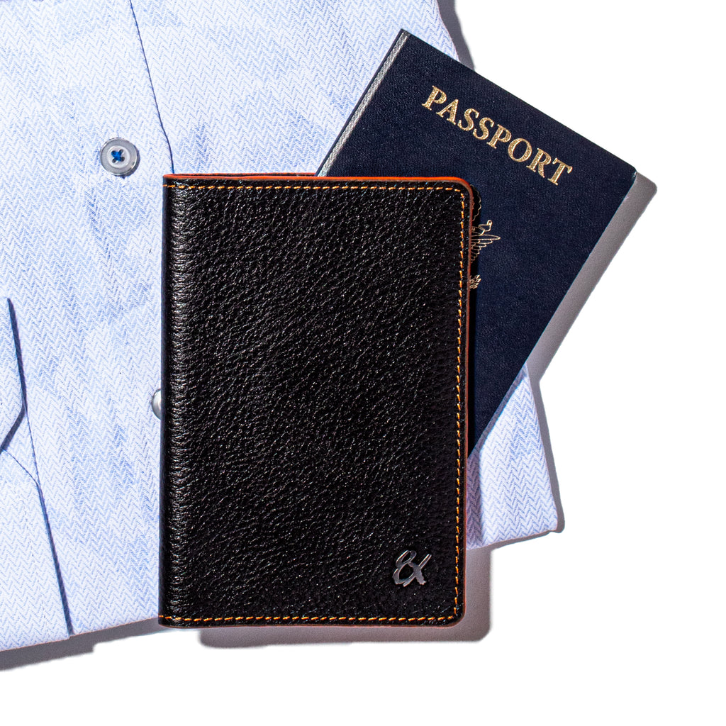 Premium Leather Passport Wallet Accessories EightX   