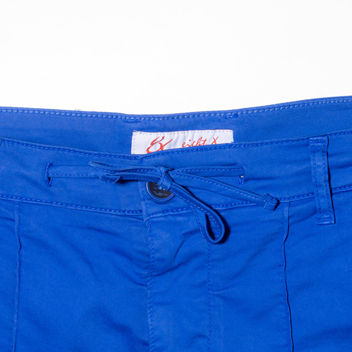 Chino Shorts w/ Drawstring Waist - Blue Shorts Eight-X   