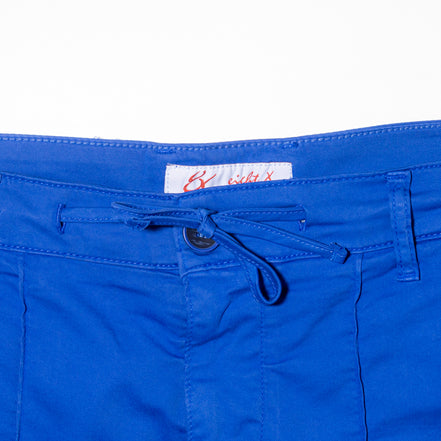 Chino Shorts w/ Drawstring Waist - Blue Shorts Eight-X   