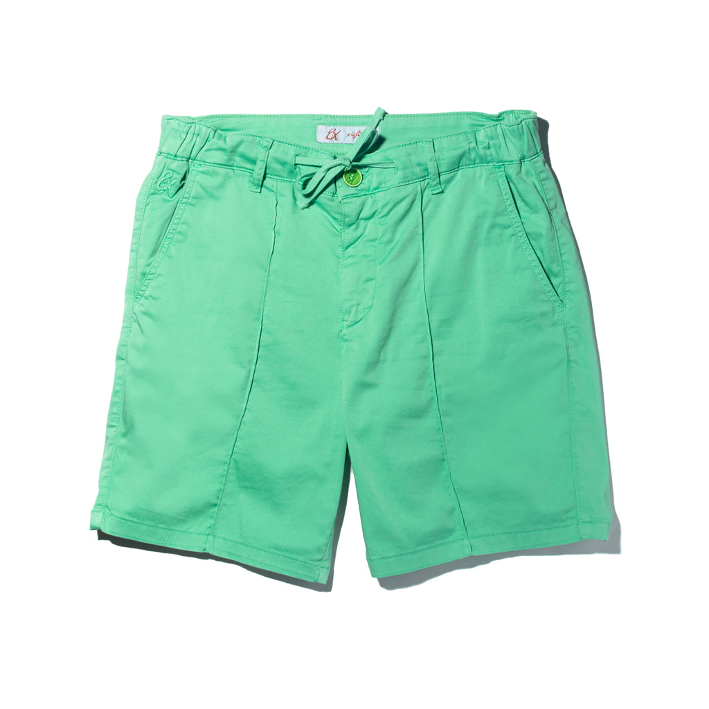 Chino Shorts w/ Drawstring Waist - Mint Green Chino Shorts Eight-X   