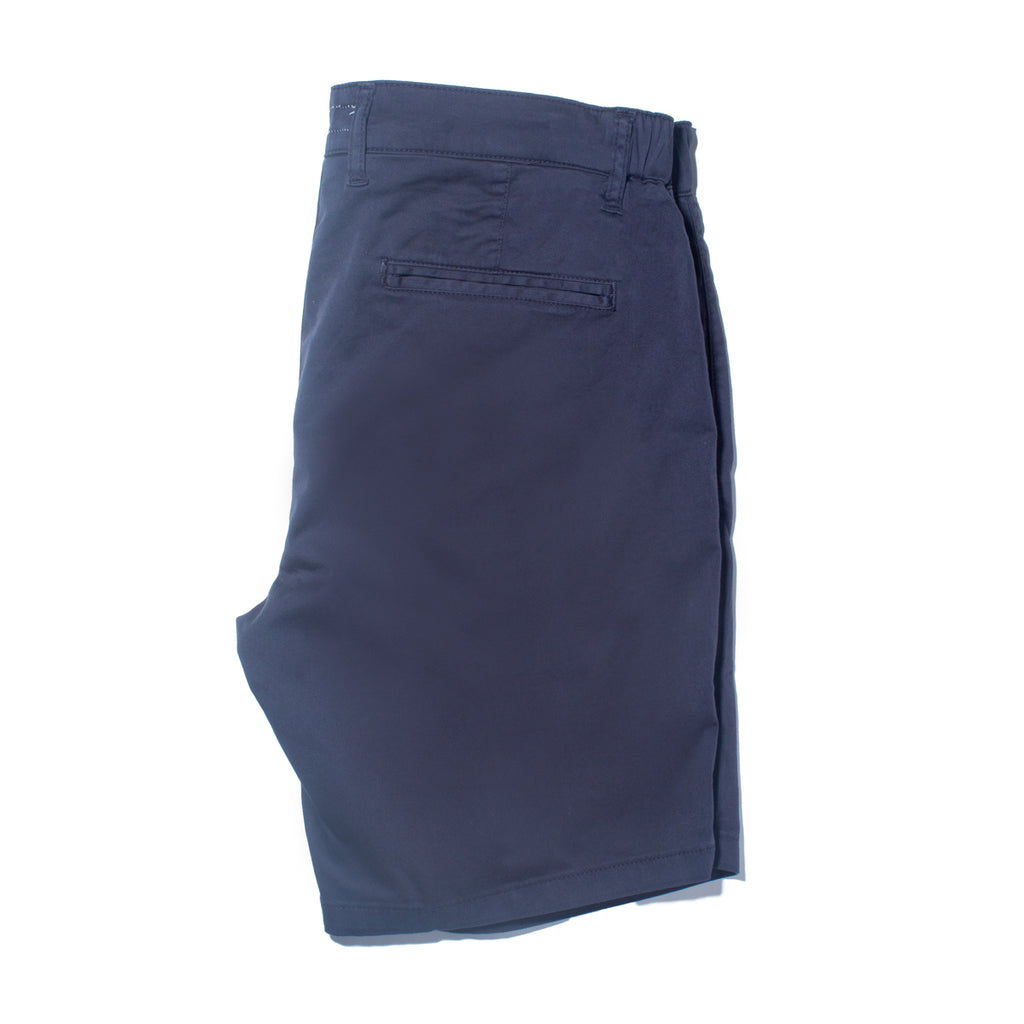 Chino Shorts w/ Drawstring Waist - Navy Chino Shorts Eight-X   