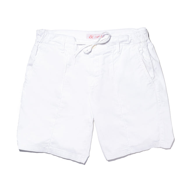 Chino Shorts w/ Drawstring Waist - White Shorts Eight-X WHITE 29 