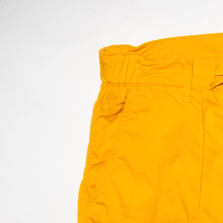 Chino Shorts w/ Drawstring Waist - Yellow Shorts Eight-X   