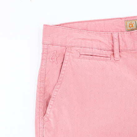 The Carlo Jacquard Shorts - Pink Shorts Eight-X   