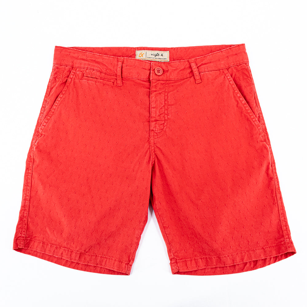 The Carlo Jacquard Shorts - Red Chino Shorts Eight-X   