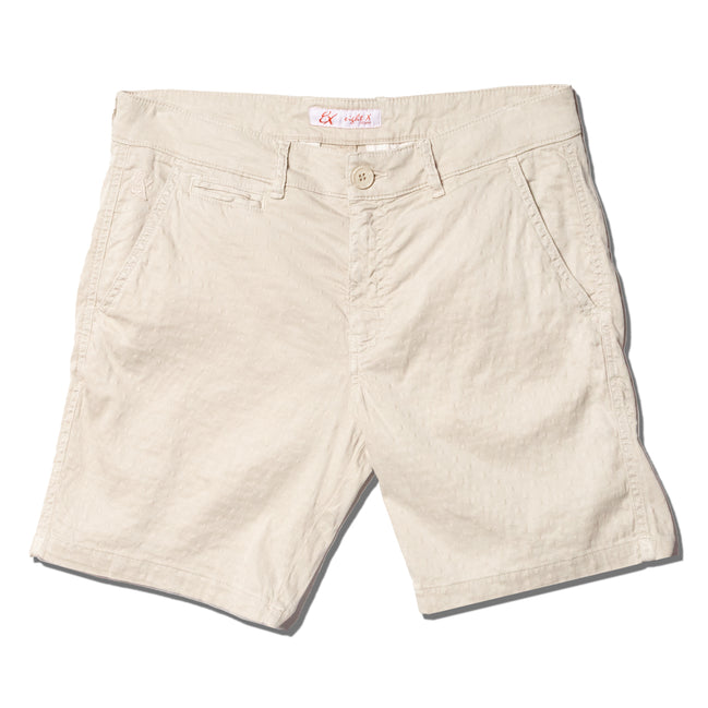 The Bruno Jacquard Shorts - Staple Beige Shorts Eight-X BEIGE 29 