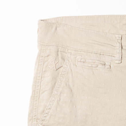The Bruno Jacquard Shorts - Staple Beige Shorts Eight-X   