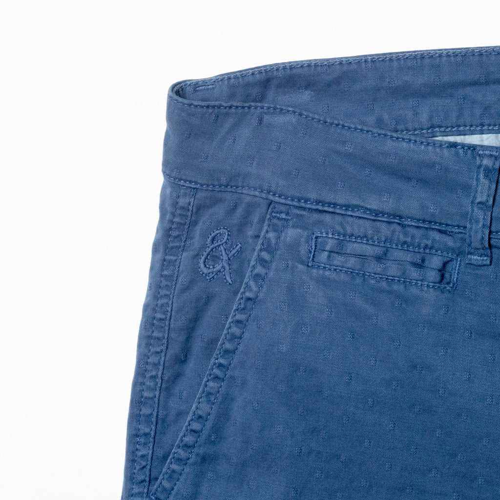 The Bruno Jacquard Shorts - Blue Shorts Eight-X   
