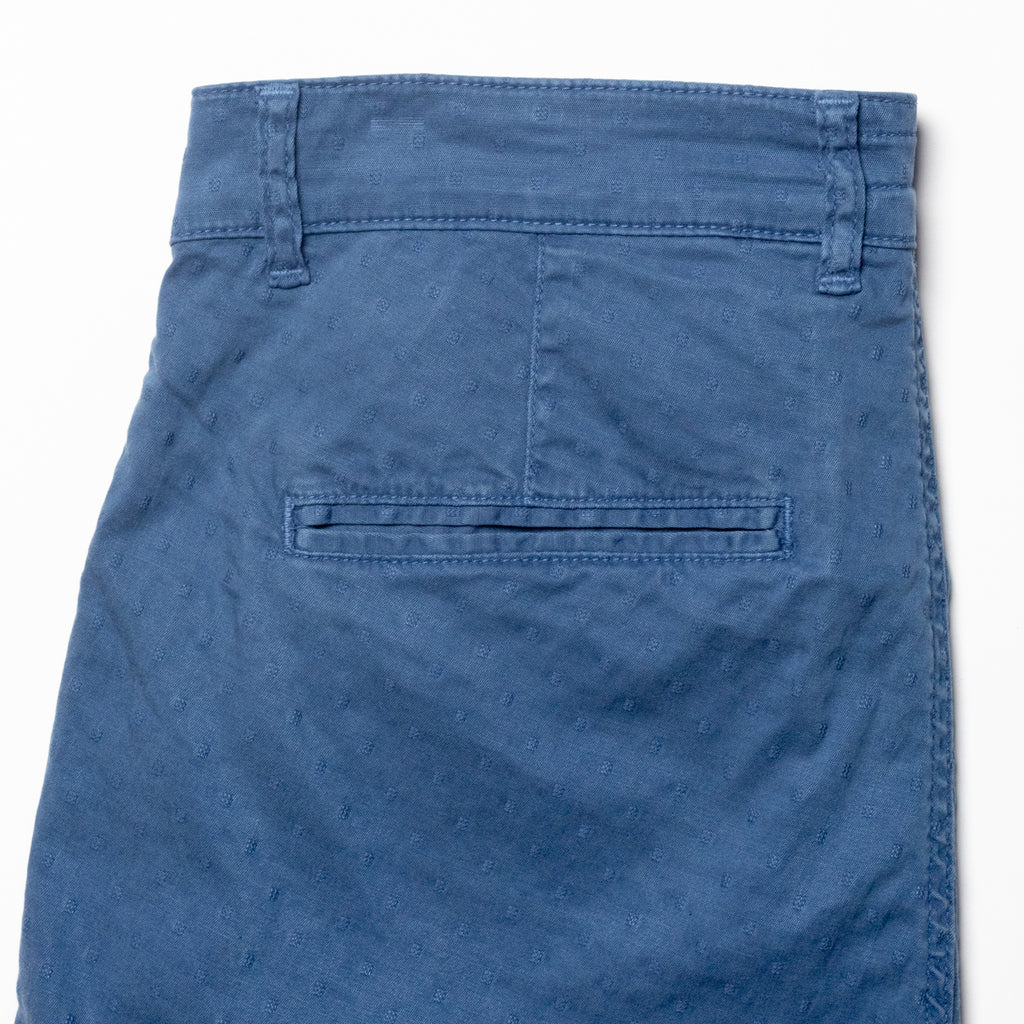 The Bruno Jacquard Shorts - Blue Chino Shorts Eight-X   