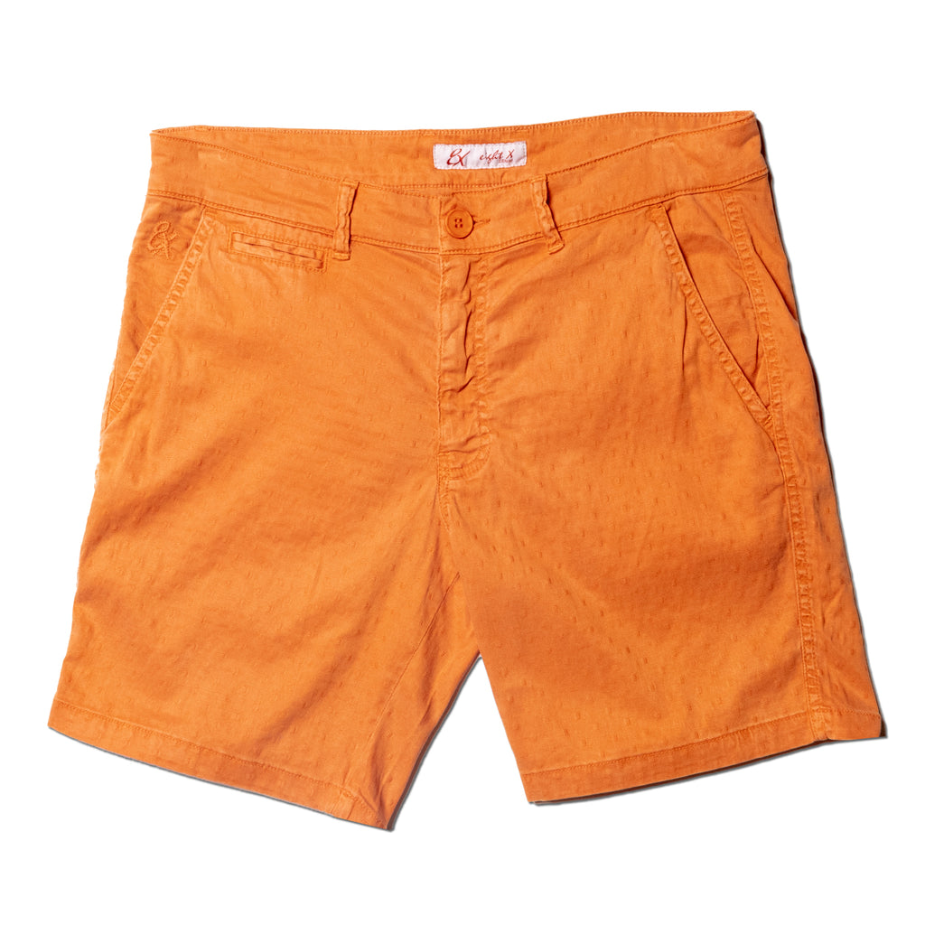 The Bruno Jacquard Shorts - Terra Orange Shorts Eight-X ORANGE 29 