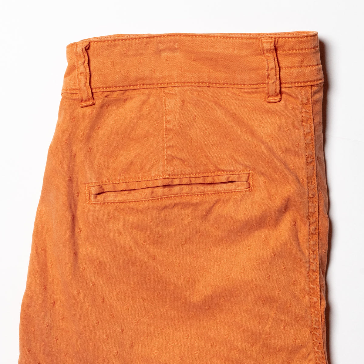 The Bruno Jacquard Shorts - Terra Orange Shorts Eight-X   