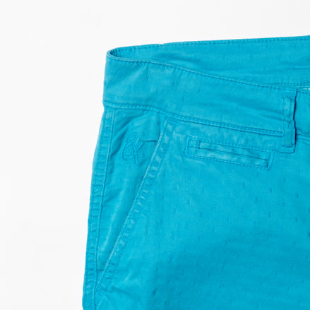 The Bruno Jacquard Shorts - Turquoise Shorts Eight-X   