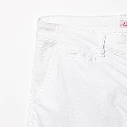 The Bruno Jacquard Shorts - White Shorts Eight-X   