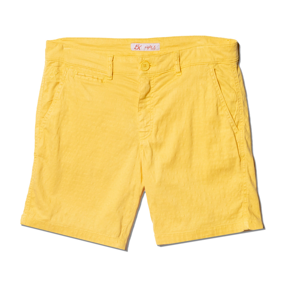 The Bruno Jacquard Shorts Yellow
