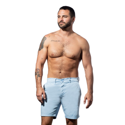Light Blue FROG Chino Shorts Shorts Eight-X   