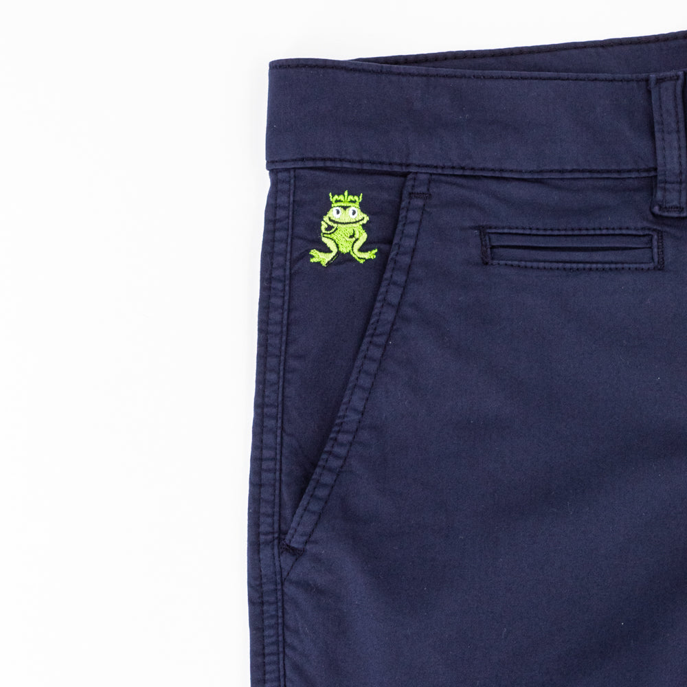 Navy FROG Chino Shorts Shorts Eight-X   