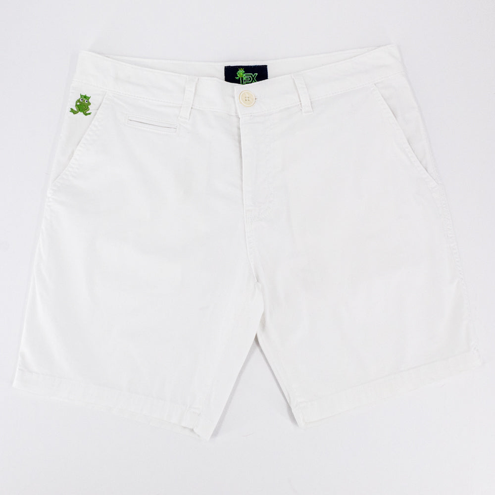 White FROG Chino Shorts Shorts Eight-X   