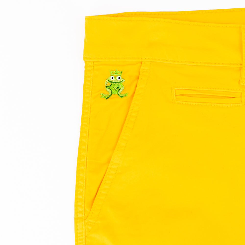 Yellow FROG Chino Shorts Chino Shorts Eight-X   