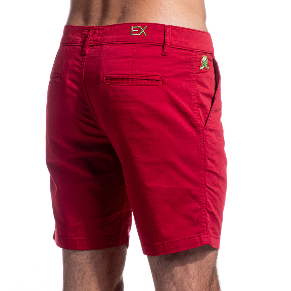 Red FROG Chino Shorts Shorts Eight-X   
