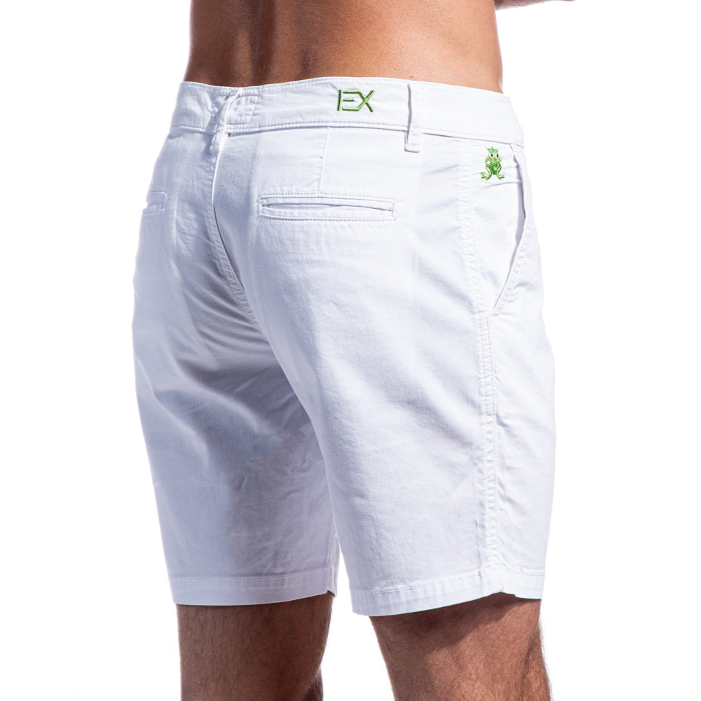 White FROG Chino Shorts Chino Shorts Eight-X   