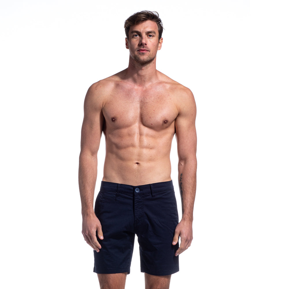 Navy FROG Chino Shorts Shorts Eight-X   