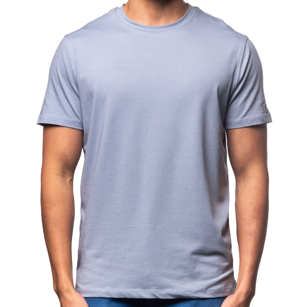 essential cotton shirt in grey