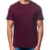 Essential Crew Neck T-Shirt - Burgundy T-Shirts Eight-X   