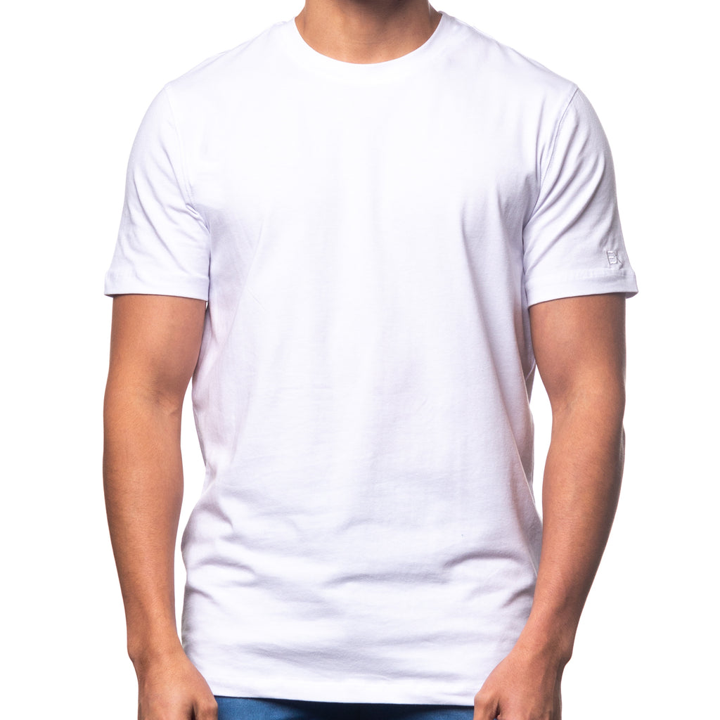 Essential Crew Neck T-Shirt - White T-Shirts Eight-X   
