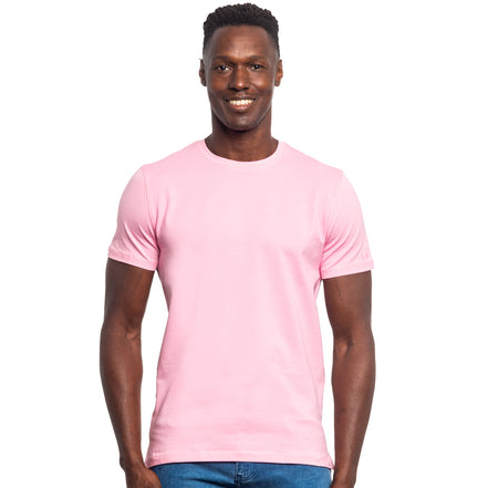 Essential Crew Neck T-Shirt - Pink T-Shirts Eight-X   