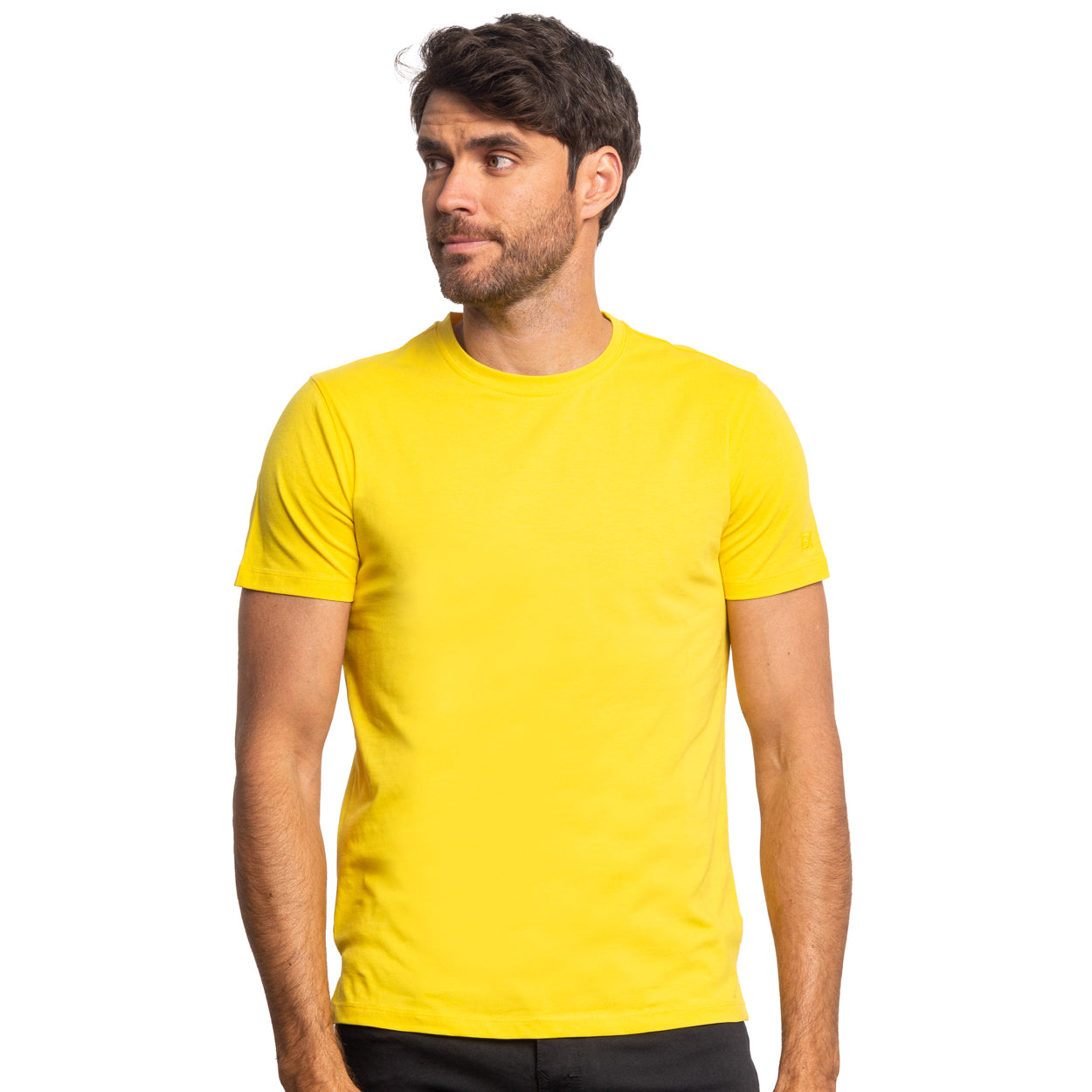 Yellow Cotton T-shirt