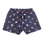 Urban Jungle Print Swim Trunks Swim Trunks EightX   