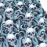 Kraken Skulls Print Swim Trunks Swim Trunks EightX   