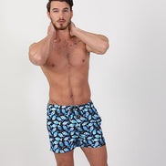 Blue Fish Swim Trunks Swim Trunks EightX   
