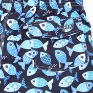 Blue Fish Swim Trunks Swim Trunks EightX   