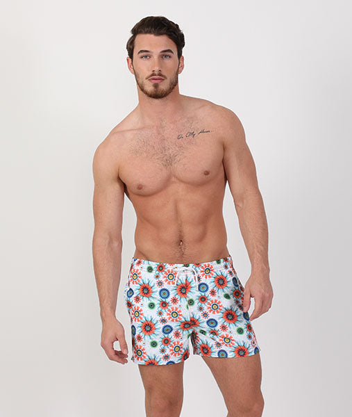 Sea Floral Swim Trunks Swim Trunks EightX   