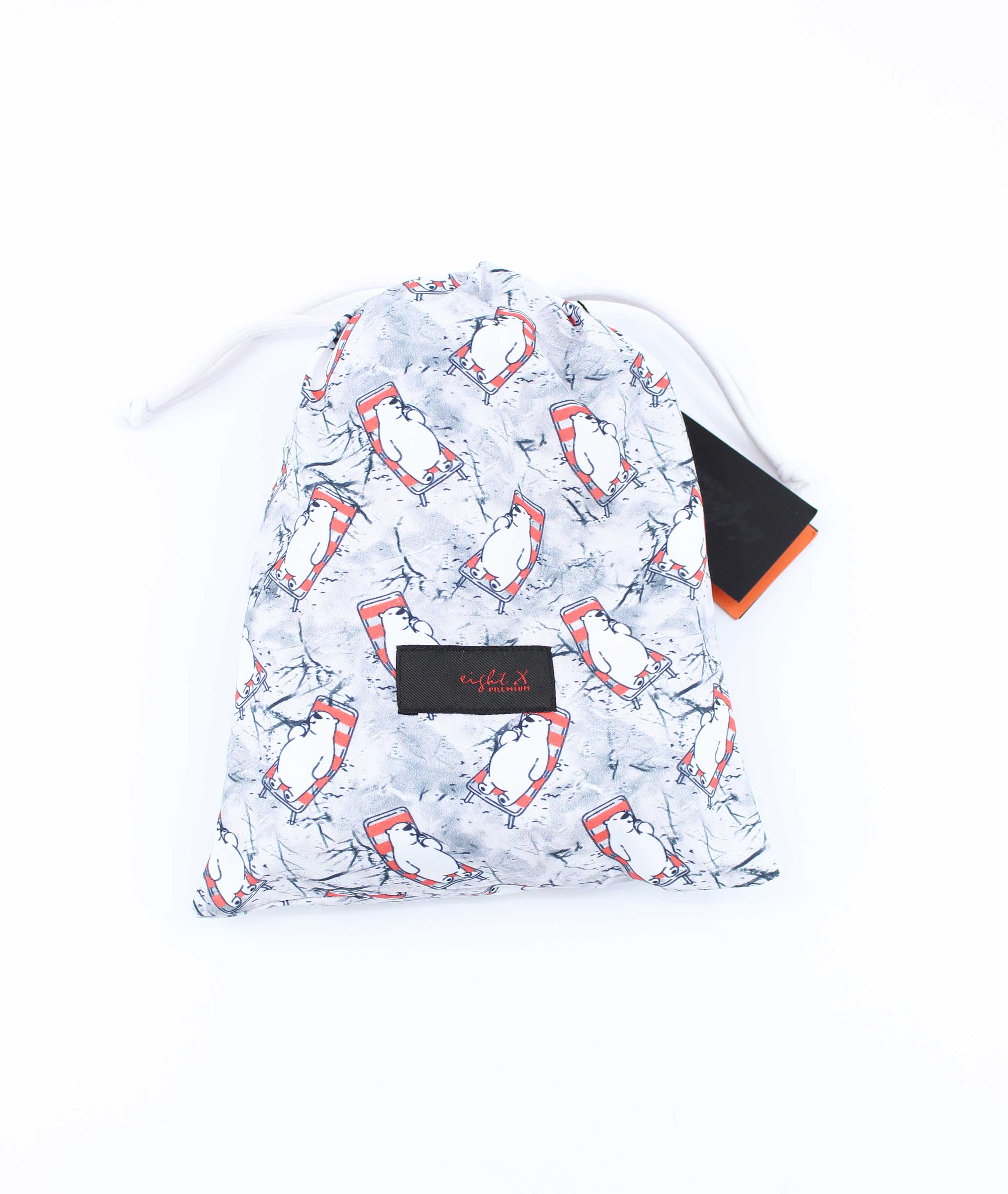 Polar Bear Plunge Print Swim Trunks Swim Trunks EightX   