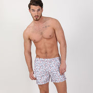 Polar Bear Plunge Print Swim Trunks Swim Trunks EightX   