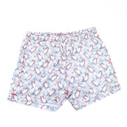 Polar Bear Plunge Print Swim Trunks Swim Trunks EightX   