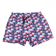 Flamingo Print Swimwear Swim Trunks EightX   