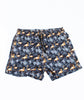 Flamingo and Palm Print Swim Trunks Swim Trunks EightX   