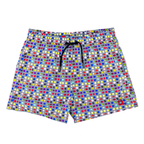Dot and Cross Swim Trunks Swim Trunks Eight-X
